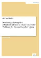 Darstellung und Vergleich zukunftsorientierter und marktorientierter Verfahren der Unternehmensbewertung