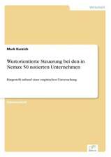 Wertorientierte Steuerung Bei Den in Nemax 50 Notierten Unternehmen: Yusuf Has Hacib