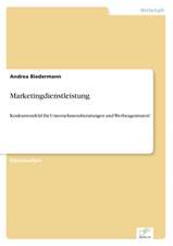 Marketingdienstleistung