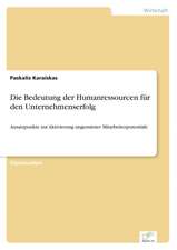 Die Bedeutung Der Humanressourcen Fur Den Unternehmenserfolg: 2002