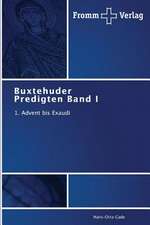 Buxtehuder Predigten Band I