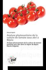 Analyse phytosanitaire de la culture de tomate sous abri à Béjaia