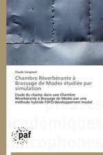 Chambre Réverbérante à Brassage de Modes étudiée par simulation