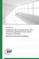 Exigence de transparence des sociétés commerciales dans l'espace OHADA