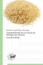 Compétitivité du riz local en Afrique de l'Ouest