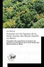 Pression sur les ligneux de la forêt classée des Monts Kouffé au Bénin