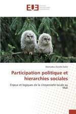 Participation Politique Et Hierarchies Sociales