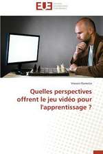 Quelles Perspectives Offrent Le Jeu Video Pour L'Apprentissage ?