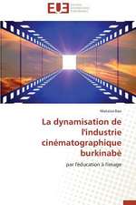 La Dynamisation de L'Industrie Cinematographique Burkinabe: Mythe Ou Realite?