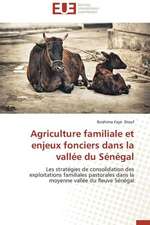 Agriculture Familiale Et Enjeux Fonciers Dans La Vallee Du Senegal: Cas de La Savonnerie Nosa