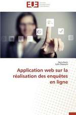 Application Web Sur La Realisation Des Enquetes En Ligne