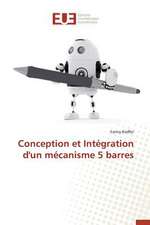 Conception Et Integration D'Un Mecanisme 5 Barres