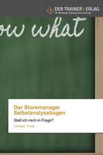 Der Storemanager Selbstanalysebogen