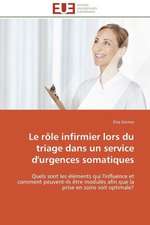 Le Role Infirmier Lors Du Triage Dans Un Service D'Urgences Somatiques: Senegal/France