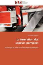 La Formation Des Sapeurs-Pompiers: D Une Approche a Une Realite