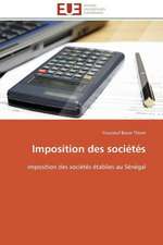 Imposition Des Societes: France Et Russie