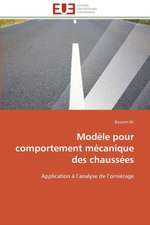 Modele Pour Comportement Mecanique Des Chaussees