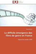 La Difficile Emergence Des Films de Genre En France: Peptide a Et Systemes de Reparation de L'Adn