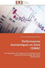 Performances Economiques En Zone Cemac: Management Du Changement