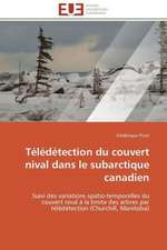 Teledetection Du Couvert Nival Dans Le Subarctique Canadien: Outils de Gestion Des Reseaux D'Alimentation En Eau Potable