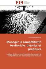 Manager La Competitivite Territoriale