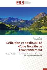 Definition Et Applicabilite D'Une Fiscalite de L'Environnement: Apparition D'Especes Emergentes Et Lutte Antifongique