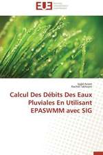 Calcul Des Debits Des Eaux Pluviales En Utilisant Epaswmm Avec Sig: Cristaux Liquides