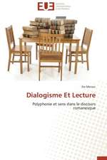 Dialogisme Et Lecture