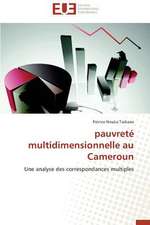 Pauvrete Multidimensionnelle Au Cameroun