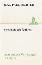 Vorschule der Ästhetik