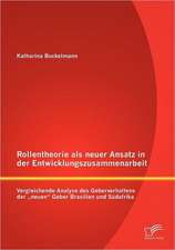 Rollentheorie ALS Neuer Ansatz in Der Entwicklungszusammenarbeit: Vergleichende Analyse Des Geberverhaltens Der Neuen" Geber Brasilien Und S Dafrika