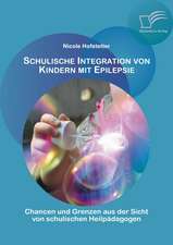 Schulische Integration Von Kindern Mit Epilepsie: Chancen Und Grenzen Aus Der Sicht Von Schulischen Heilpadagogen