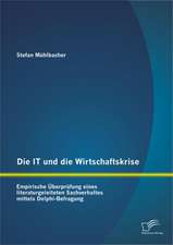 Die It Und Die Wirtschaftskrise - Empirische Uberprufung Eines Literaturgeleiteten Sachverhaltes Mittels Delphi-Befragung