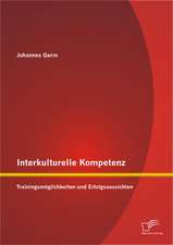 Interkulturelle Kompetenz: Trainingsmoglichkeiten Und Erfolgsaussichten