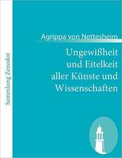 Ungewißheit und Eitelkeit aller Künste und Wissenschaften