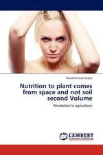 Nutrition to plant comes from space and not soil second Volume