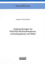 Untersuchungen an PVD-PECVD-Kombinationsschichtsystemen auf Stahl