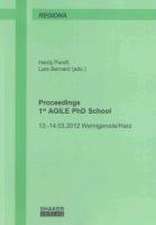 Proceedings 1st AGILE PhD School