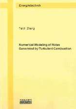 Numerical Modeling of Noise Generated by Turbulent Combustion