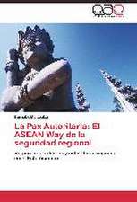 La Pax Autoritaria: El ASEAN Way de la seguridad regional