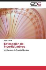 Estimación de incertidumbres