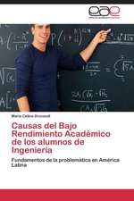 Causas del Bajo Rendimiento Académico de los alumnos de Ingeniería