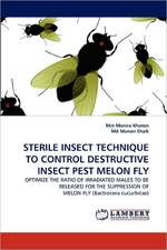 STERILE INSECT TECHNIQUE TO CONTROL DESTRUCTIVE INSECT PEST MELON FLY