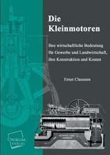 Claussen, E: Kleinmotoren