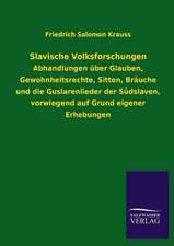 Slavische Volksforschungen