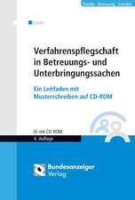 Verfahrenspflegschaft in Betreuungs- und Unterbringungssachen