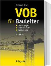 VOB für Bauleiter