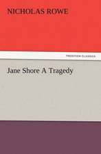 Jane Shore a Tragedy: Condorcet