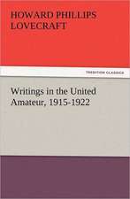 Writings in the United Amateur, 1915-1922