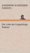 Die Liebe Des Geigerkonigs Radanyi: Das Lallen- Und Narrenbuch